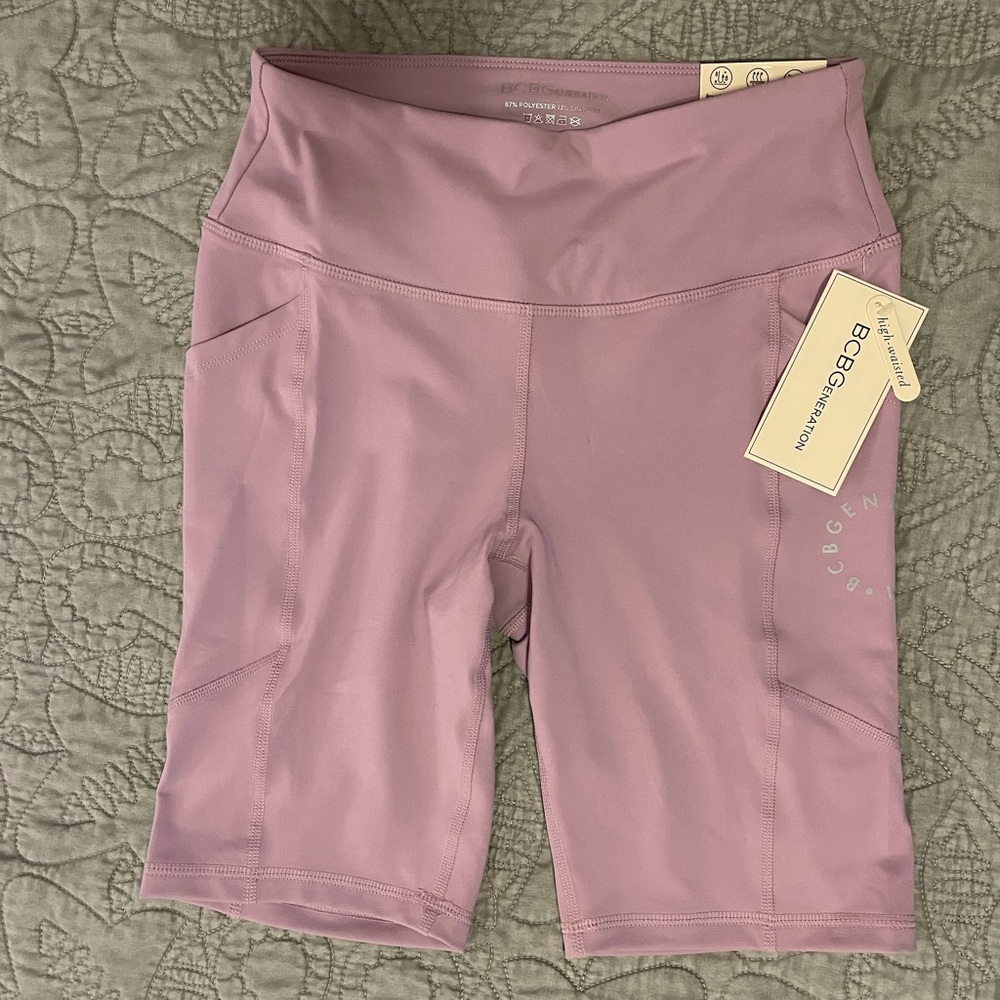 NWT BCBGeneration High Waisted Athletic Shorts M